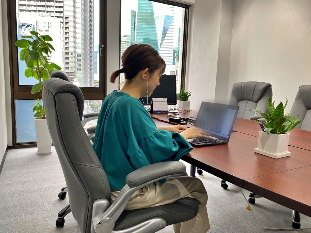 新卒Web会社説明会開催中ですの様子