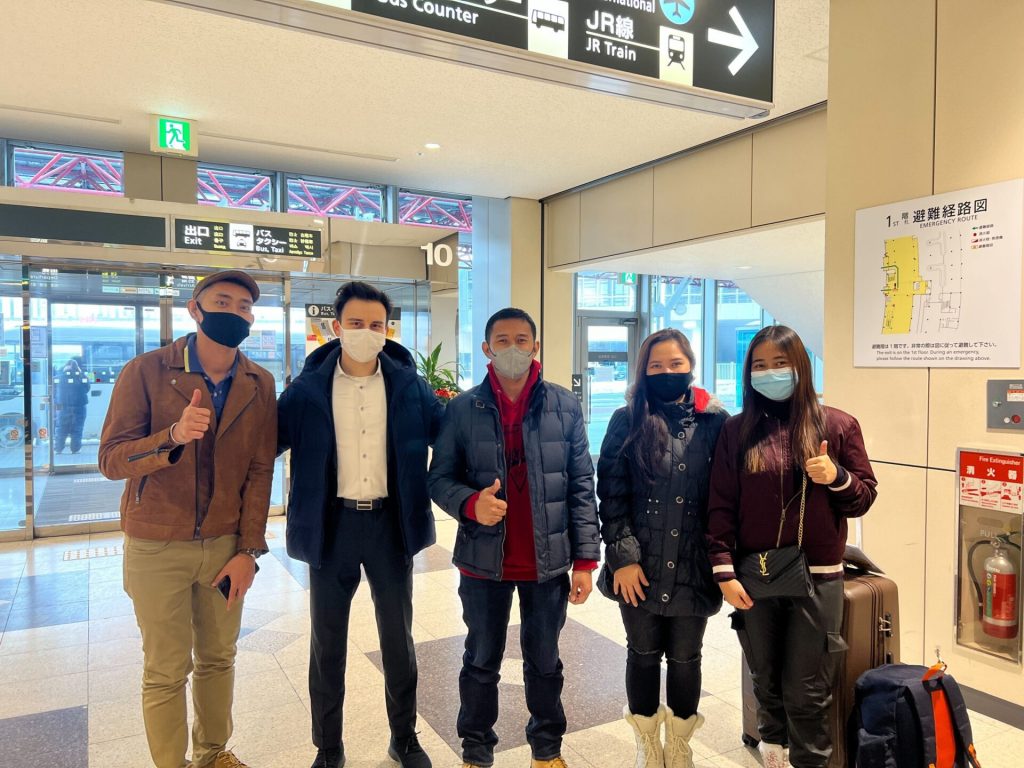 フィリピンから北海道への様子（1枚目）