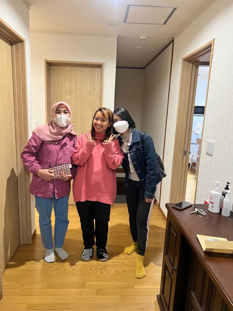 お家到着の様子(1枚目)