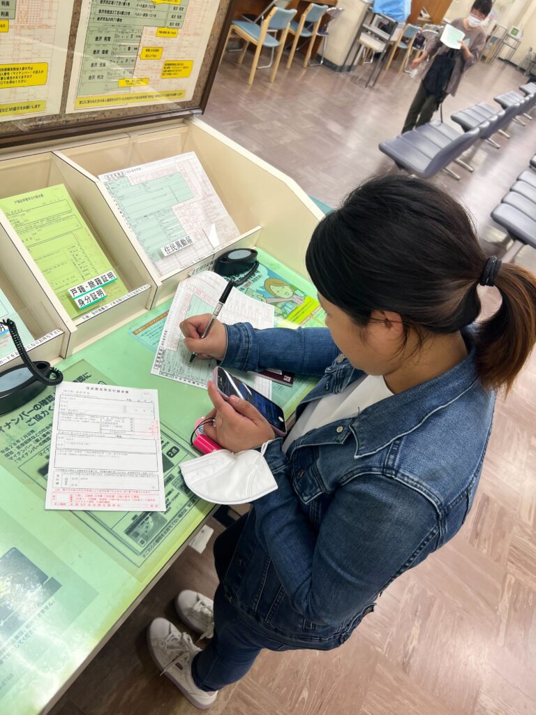 念願の日本への様子