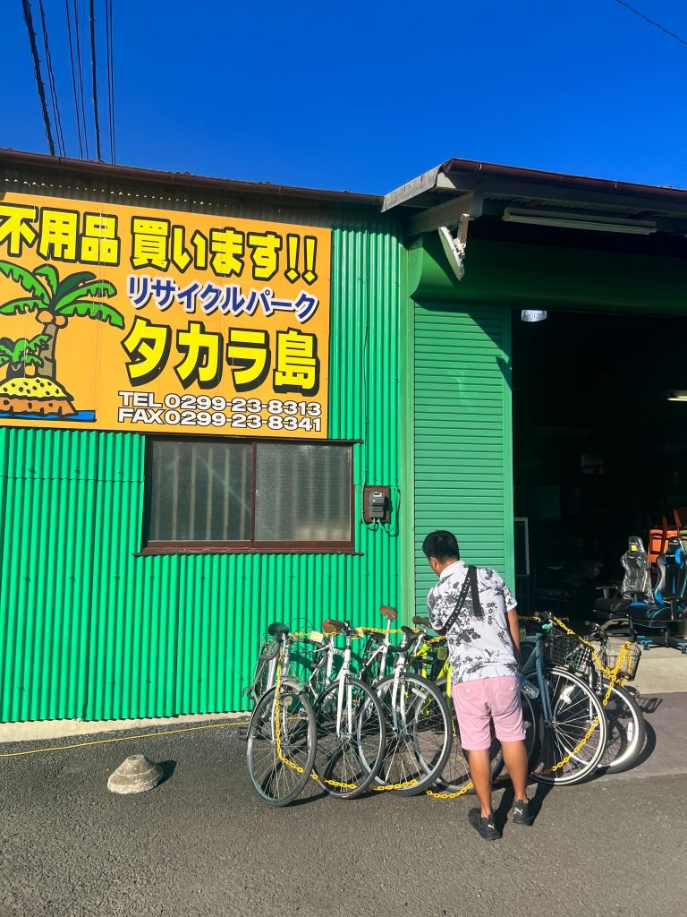 自転車購入の様子（1枚目）