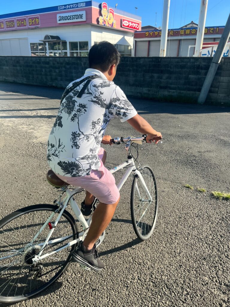 自転車購入の様子（2枚目）