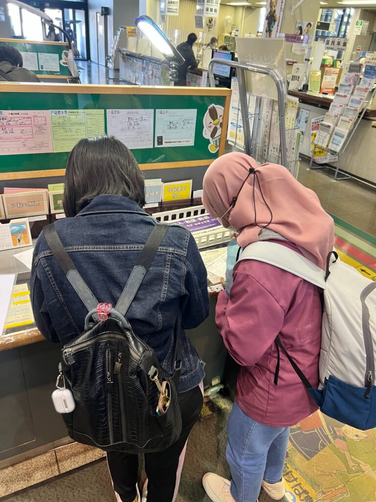 初めての市役所の様子(2枚目)
