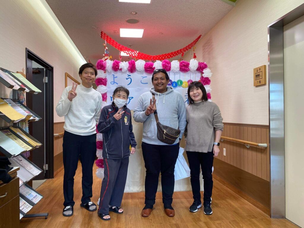 施設様に感謝の様子（1枚目）