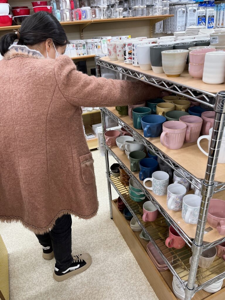お買い物同行の様子
