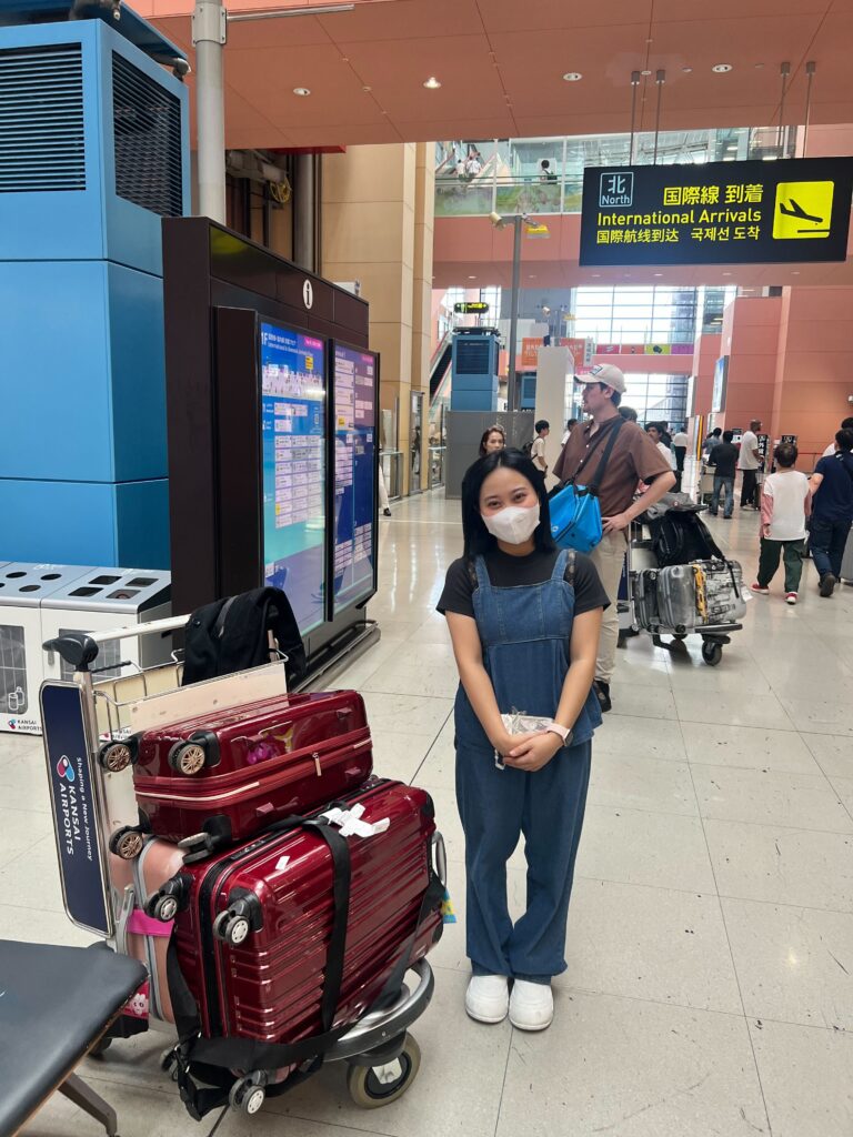 日本到着の様子