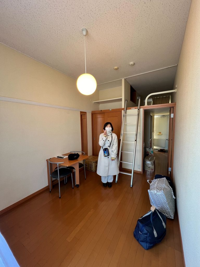 お家到着の様子